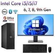 Dell OptiPlex SFF Full Set  PC Only Intel Core i3  i5 i7 6th to 9th Gen Windows 11  Office 2024