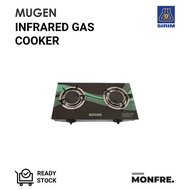 MUGEN Infrared Gas Cooker Glass Top Infrared Gas Kitchen Stove Dapur Gas Infrared Murah dapur masak stainless steel 煤氣爐炉