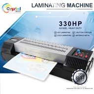 Officom 330HP Laminating Machine A3 Size  Heavy Duty Laminator Machine for PVC Name Tag Plate Hot & 