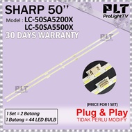 SHARP 50 Inch LC-50SA5200X / LC-50SA5500X LED Backlight TV / Lampu TV (44 LED) LC50SA5200X LC50SA550
