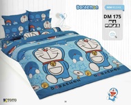 สบายมายเบด Doraemon :  เซตผ้าปูที่นอน+ผ้านวม ยี่ห้อโตโต้ ลิขสิทธิ์แท้100%  By TOTO