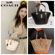 Hot Sale Coach New Handbag Women Fashion One Shoulder Crossbody Bag Full Leather Spin Lock Open Close Stock 8399 8597