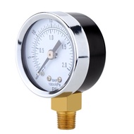 Pressure Gauge - 0 - 30 psi 0 - 2 bar Mini Dial gauge compressor meters hydraulic pressure gauge Gag