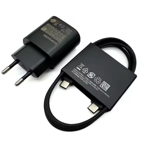 Samsung 25w Charger Type C Super Fast Charge Adapter For Galaxy S26 s25 S24 A12 A13 A14 A23 F12 F14
