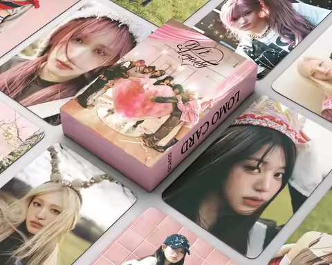 55pcs/Set Kpop IVE EMPATHY Lomo Cards Wonyoung Yujin Leeseo HD Photocards For Boys Girls Gift