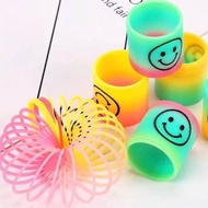 Small rainbow smile spring / small spiral spring toy / spiral toy