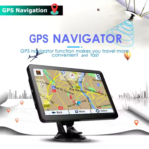7 Inch HD Car GPS Navigation Built-in Speaker Car GPS Navigator USB TF Sat Nav Australia North Ameri