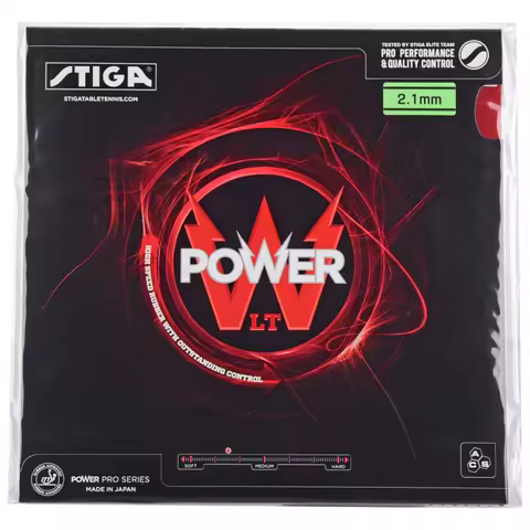 STIGA Power LT Table tennis rubber pimples in Speed+ Spin pips-in STIGA ping pong sponge