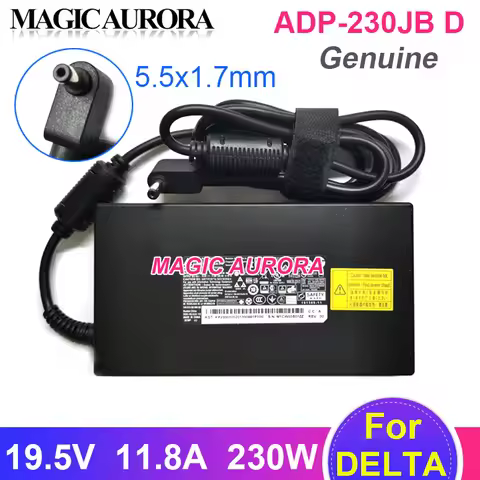 Thin DELTA ADP-230JB D 19.5V 11.8A 230W Charger For ACER Predator Triton 500 PT515-52-762E Laptop Ad