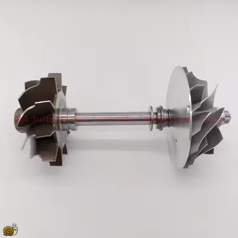 HX40W Turbo Turbine Wheel 64x76mm,10blades,Compressor Wheel 60x83mm 8/8 Supplier AAA Turbocharger Pa
