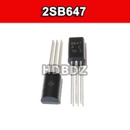 50~100PCS 2SB647 TO-92L B647 PNP Transistor Low Power Triode 1A 120V IC