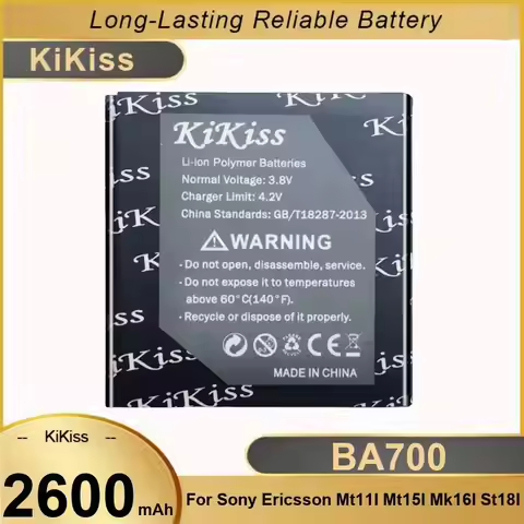Stable Mobile Phone Battery BA700 For Sony Ericsson MT11i MT15i MK16i ST18i st18a SO-03C for Xperia 