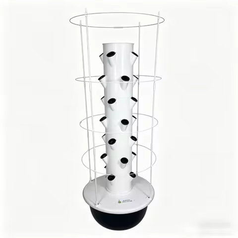 Spacetree Smart Hydroponic Tower 7 Layers Vertical Indoor Vegetable Growing Machine with Trellis for
