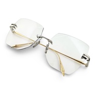 狀況極佳 ▲ DITA DTX155 Embra 雙點無框眼鏡/眼鏡，金色和銀色，尺寸 58⬜︎17 135，日本製造，男士款。