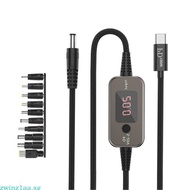 zwinz1aa 10 In 1 USB C DC5521 Extension Cable Type C To 5 5x2 1mm Charging Cable 5V 9V 12V 15V 20V O