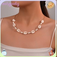MOILYGOODSG Shell Braided Chain, Shell Purple/Blue/Pink/White Shell Beaded Necklace, 2024 Adjustable
