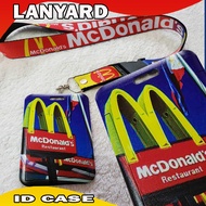 New MCDO Mc Donalds Staff Id Lace Lanyard