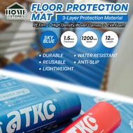 Home Store Floor Protection Underlayment Mat / Mat Plus Flooring Protection Canvas 1.5MM/3.0MM (T) x