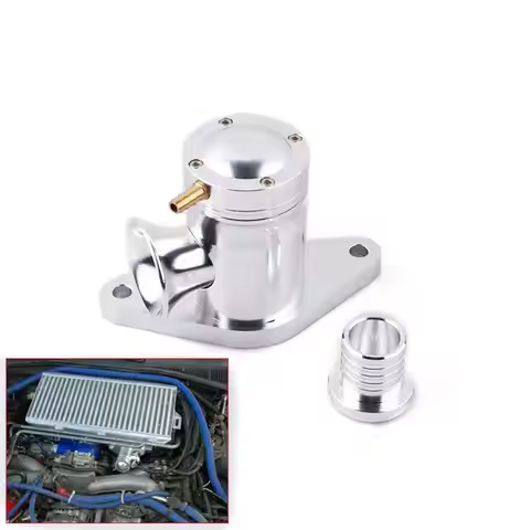 Aluminum Bolt-On Top Mount Turbo Blow Off Valve (BOV/Dump Valve) - Fits Subaru Impreza 02-07 WRX/STI