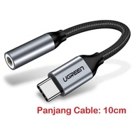 Ugreen 70858 usb type c to audio aux 3.5mm female cable 10cm DiM cable