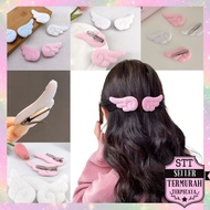 STT Pair of Angel Wing Hair Clips Bangs Clips Angel Wing Hair Clips Cute Lightweight Hair Fashion Ac