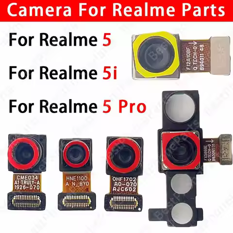 Front and Rear Back Camera For Realme 5 Pro 5i Realme5 Realme5i Main Facing Camera Module Flex Cable