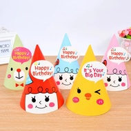 MS.PARTY CHARACTER BIRTHDAY CONE HAT BIRTHDAY HAT/ BIRTHDAY HAT/