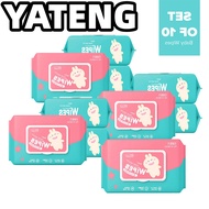 YATENG The best Organic Baby Wipes Runbeile 80Pcs Per Pack 99% Water Hypoallergenic (Non-Alcohol-wet