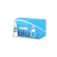 OASIS BLU Sparkling 750ml - Sparkling Water Botol Kaca - 1 Carton (6 Botol)