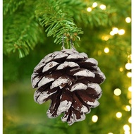 Snow Pine Ornaments Pack of 9-Christmas Pines-Christmas Tree Decorations