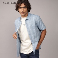 American Eagle Poolside Button-Up Shirt เสื้อเชิ้ต ผู้ชาย (NMSH 015-2893-401)