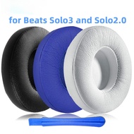 Replacement Ear Pads Cushion for Beats Solo3 Solo2 Headphone Earpads Cover Solo 3 2 Foam Pad Earmuff