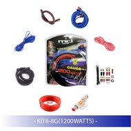 4GA 8GA Car Amplifier Wiring Kit Audio Subwoofer AMP Fuse Holder Wire Cable 1500W 1200W