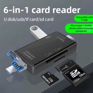Elough Card Reader 6in1 Type C Micro USB 3.0 OTG SD MicroSD - EL-61 - Tinari