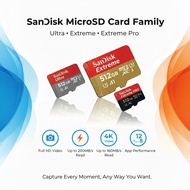 SANDISK ORIGINAL MALAYSIA EXTREME MICRO SD 128GB/ 256GB/ 512GB