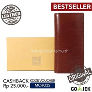 David Jones Original - Genuine Leather Wallet - Imported Men's Long Wallet