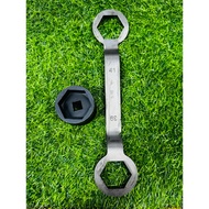 Wrench Torque CVT Auto Clutch Nut Socket Close Drive Remover 39mm-41mm + WRENCH