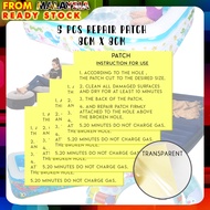 BIOSYS Repair Kit / Repair Patch Waterproof For Inflatable Swimming Pools Air Mattress And Floating 