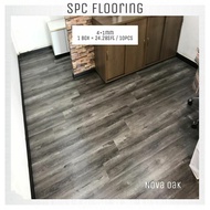 SPC Flooring 4+1mm (Click) Papan Lantai Plank Living Home Decor DV99500 Nova Oak