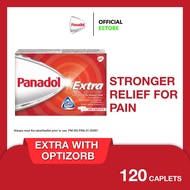 PANADOL Extra with Optizorb Paracetamol for Strong & Tough Pain Relief Migraine Headache Fever - 120