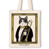 古典音樂貓帆布袋-長號 | 音樂禮品 | 古典樂器