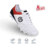 [FREE GIFT] Raindoz - RYY 025 Sepatu Sepak Bola White Unisex Synthetic Leather Original Sports