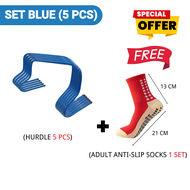 5 PCS football training hurdles set hurdle track and field training equipment hurdle 15/23/30CM bola