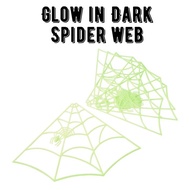[SG Stock] Halloween Glow in the Dark Spider Web Plastic Decoration