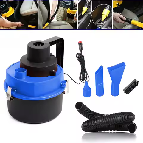 1 PC Car Vacuum Cleaner Powerful Drum Car Vacuum Cleaner Wet & Dry Car Vacuum Cleaner Portable Handh