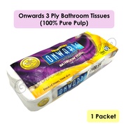 [SG Ready Stock] Onwards Toilet Rolls Paper Bathroom Tissue - 3 Ply