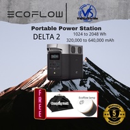 🔋EcoFlow Delta 2 + SOLAR PANAL Portable Power Station | Stesen Kuasa Mudahalih Panel Suria 1800W