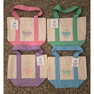 Mini Pastel Canvas Trader Joe’s Tote Bag - Spring Collection