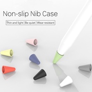 8 Pieces Set Stylus Nib Case Compatible Apple Pencil 1 2nd Generation Apple Pencil Protective Case Silicone Pointed Pen Case