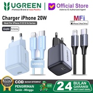 IPHONE UGREEN Wall Charger Adapter + MFI Cable For PD Type C Fast Charging 20iphone